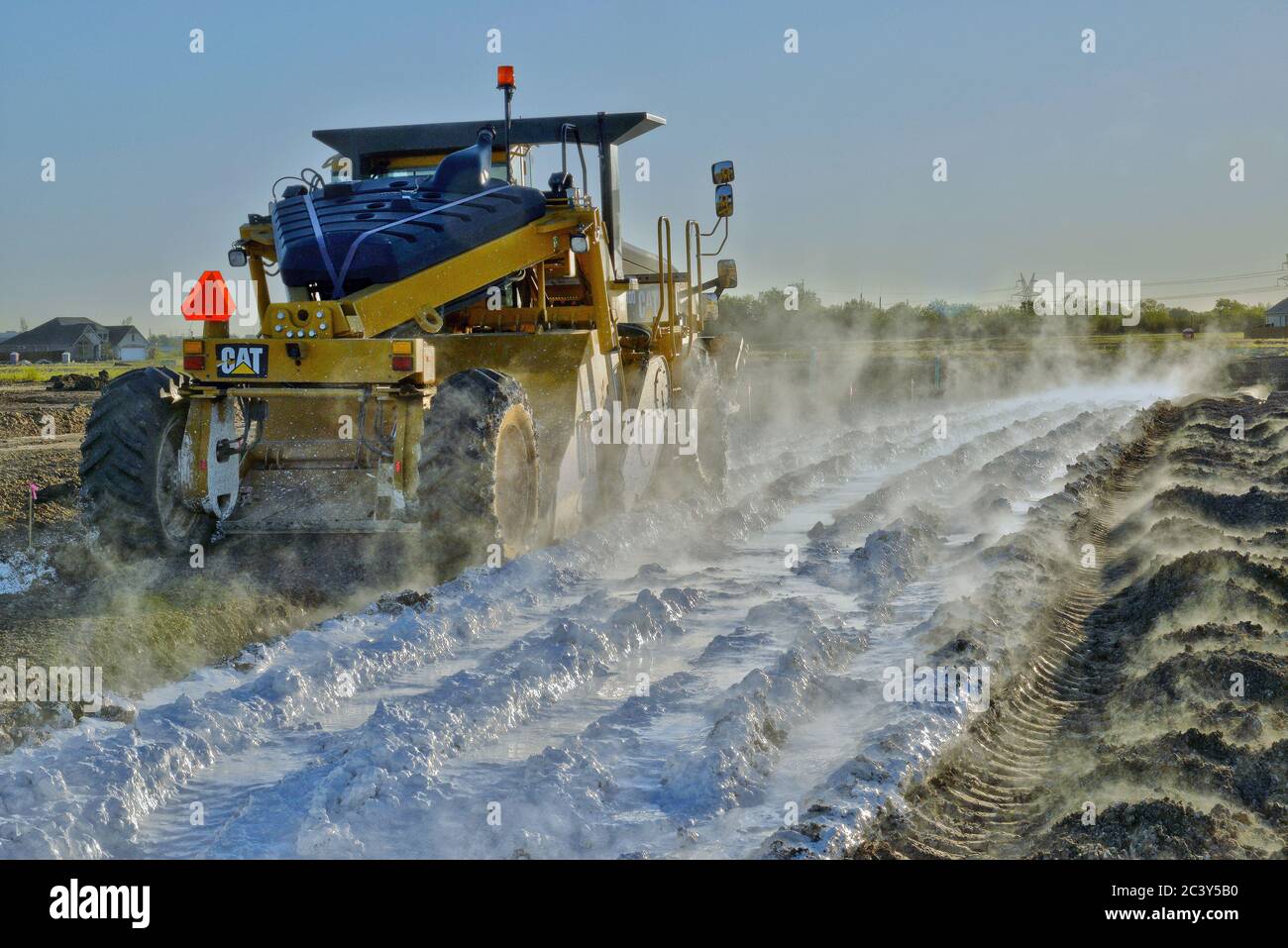 Costruzione di strade pesanti Foto Stock