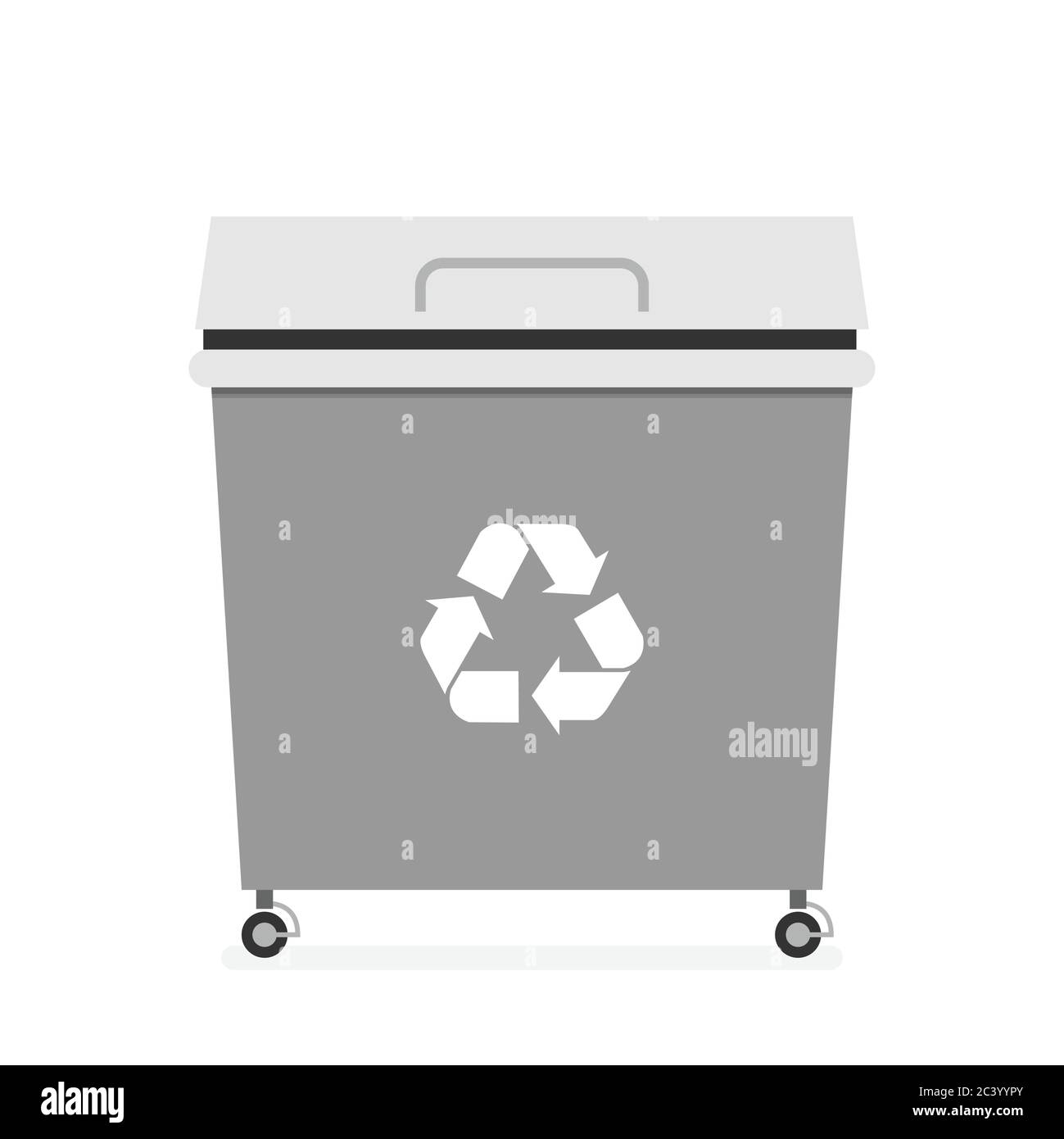Vettore del cestino di smistamento rifiuti Illustrazione Vettoriale