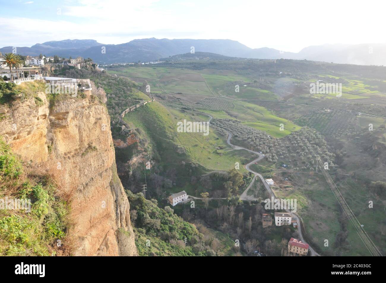 Spanien Impressionen Ronda Andalusien Gebirge Foto Stock