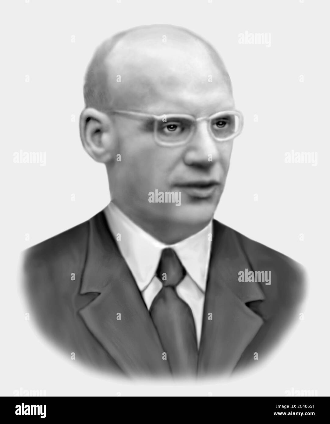 Alexander Grothendieck 1928-2014 matematico tedesco francese Foto Stock