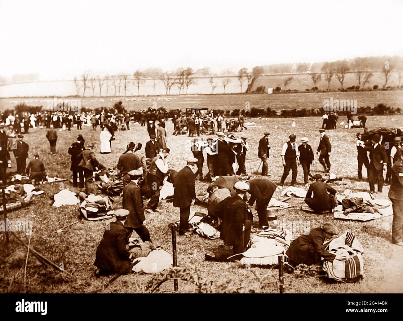 Qunintinshill Rail Disaster, 1915 Foto Stock