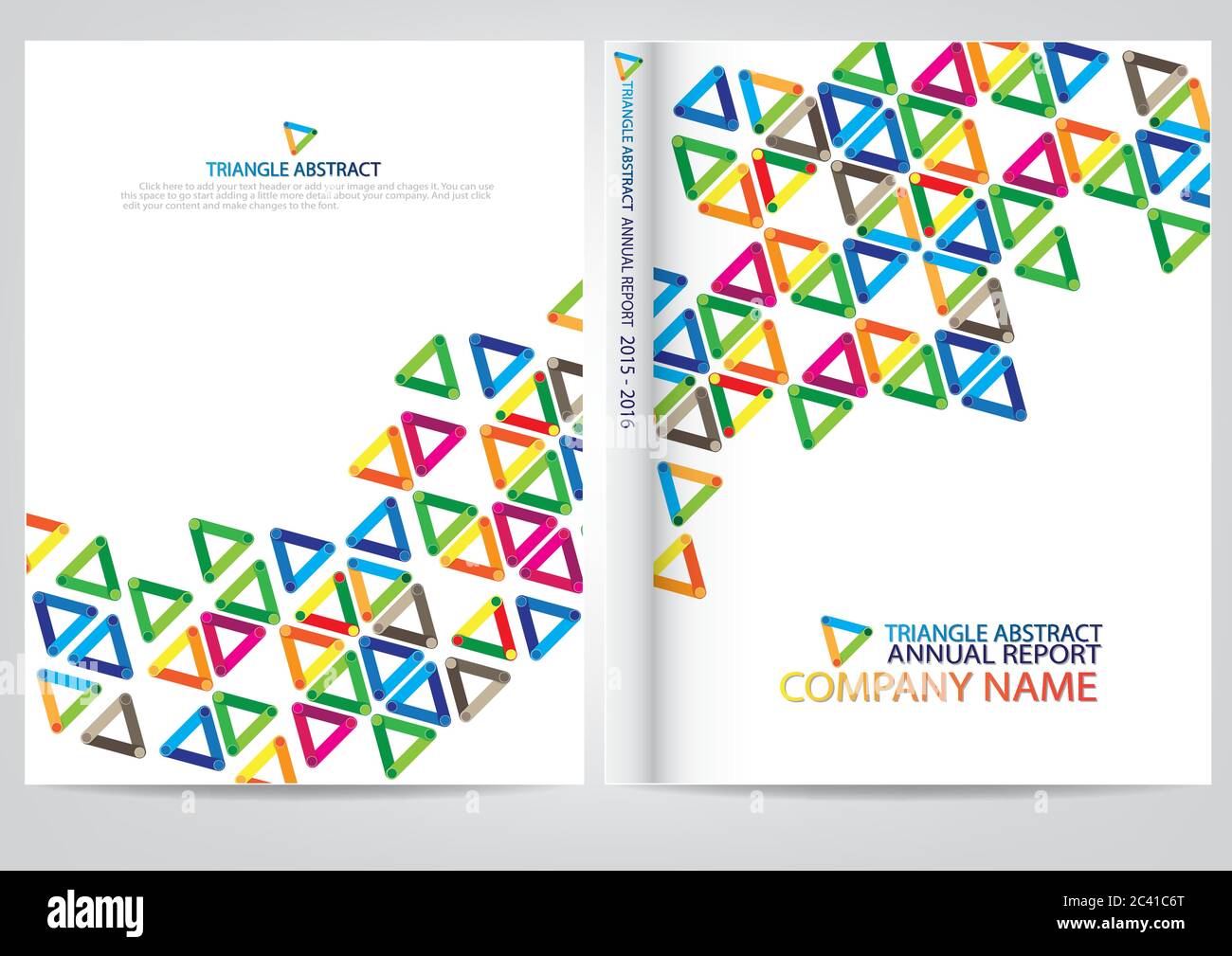 Report Cover Business per il tuo progetto Illustrazione Vettoriale