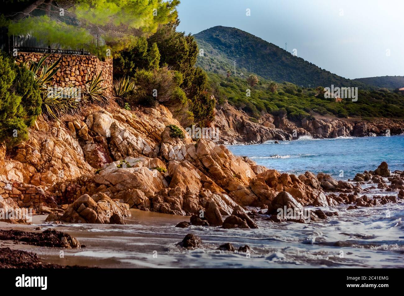 Tuerredda nel sud della Sardegna Foto Stock