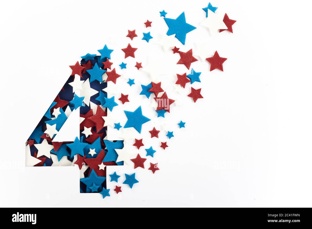 Sfondo del 4 luglio. Giornata americana indipendente Foto Stock