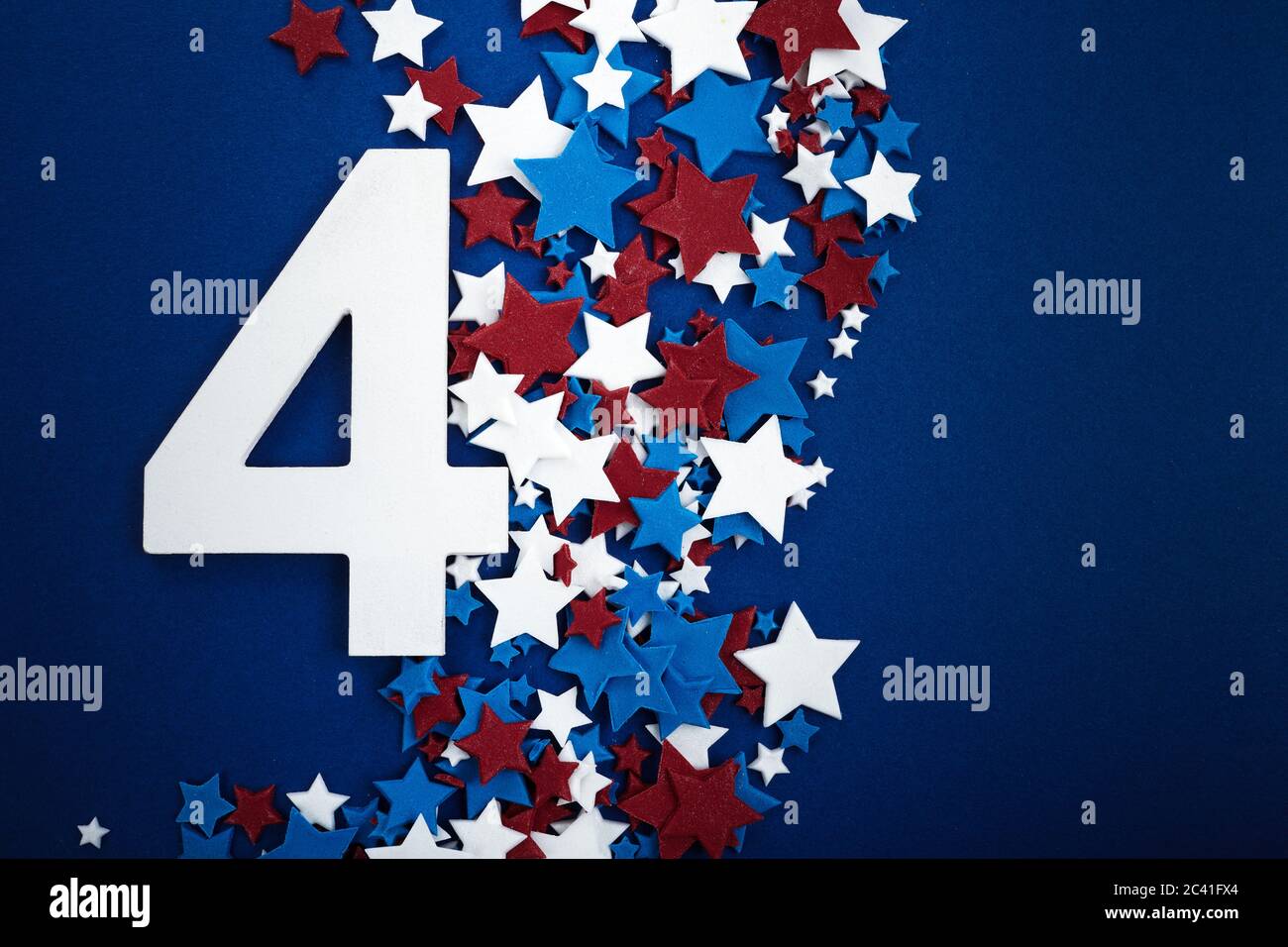 Sfondo del 4 luglio. Giornata americana indipendente Foto Stock