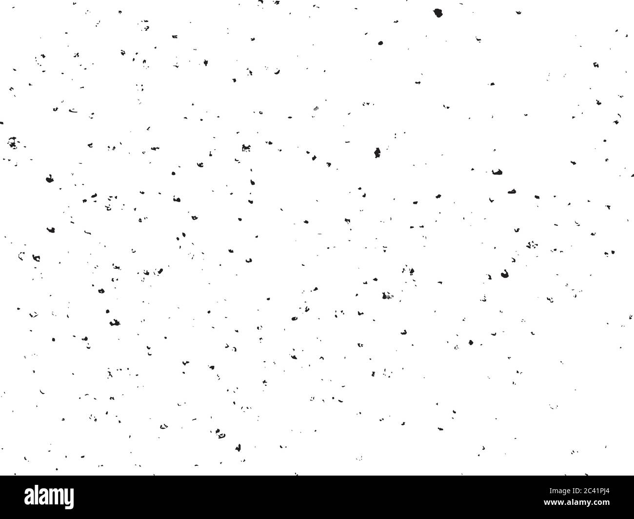 Modello di grana per vettoriali urbani in bianco e nero. Sfondo di distress overlay polvere scuro Messy. Facile da creare astratto punteggiato, graffiato, vintage Illustrazione Vettoriale