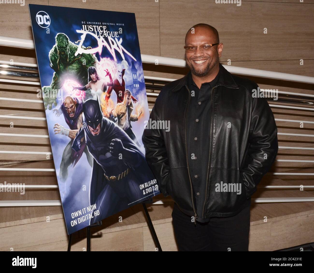 23 gennaio 2017: James Tucker partecipa alla prima di Warner Home Movies ''Justice League Dark'' DC Universe Original Movies al Paley Center for Media di Beverly Hills, California, il 23 gennaio 2017. (Immagine di credito: © Billy Bendight/ZUMA Wire) Foto Stock