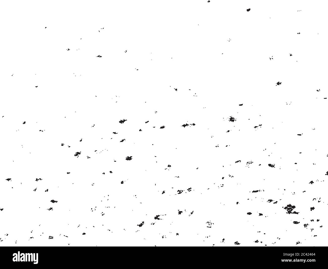 Modello di grana per vettoriali urbani in bianco e nero. Sfondo di distress overlay polvere scuro Messy. Facile da creare astratto punteggiato, graffiato, vintage Illustrazione Vettoriale