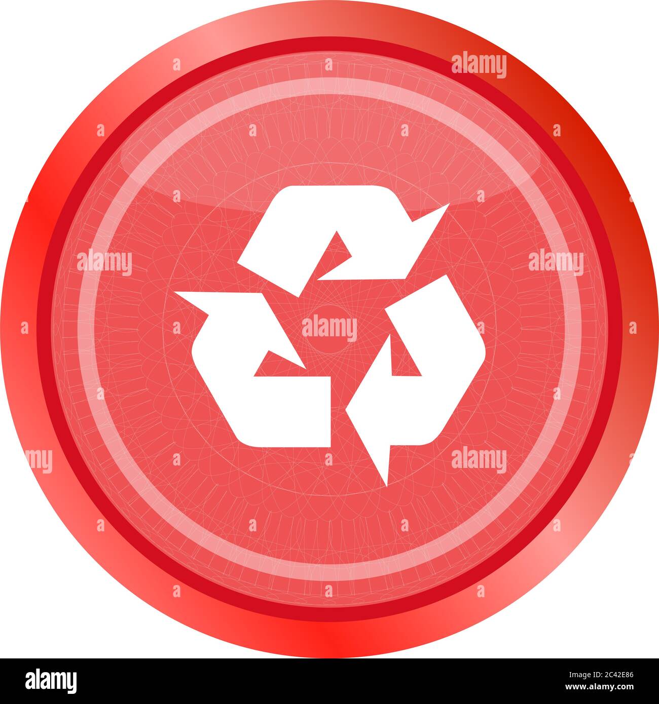 Icon Series - Segno di riciclo Foto Stock