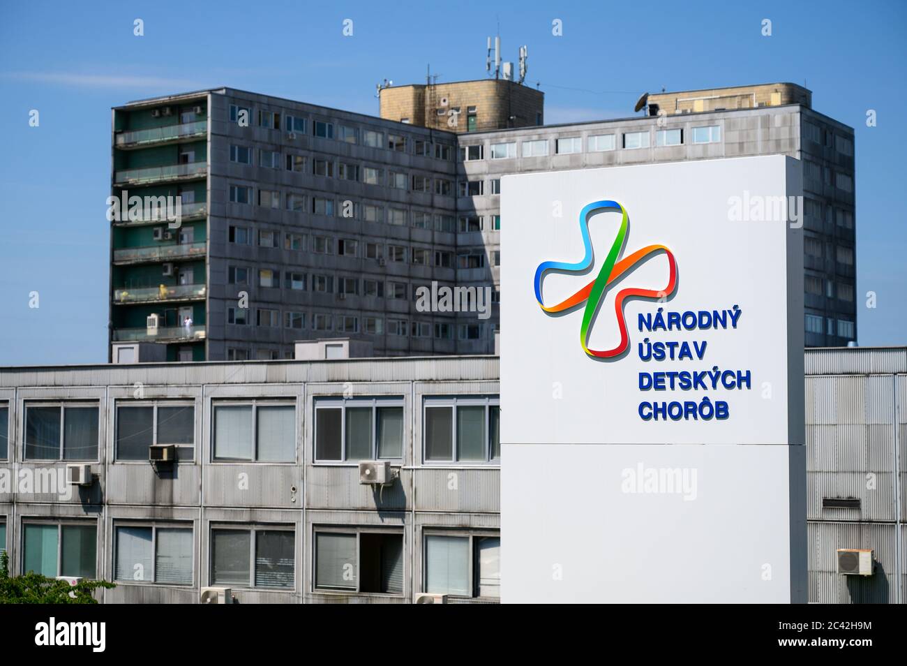 Národný ústav detských chorôb (NÚDCH) – Centro nazionale per le malattie infantili (l'ospedale pediatrico nazionale) a Bratislava, Slovacchia. Foto Stock