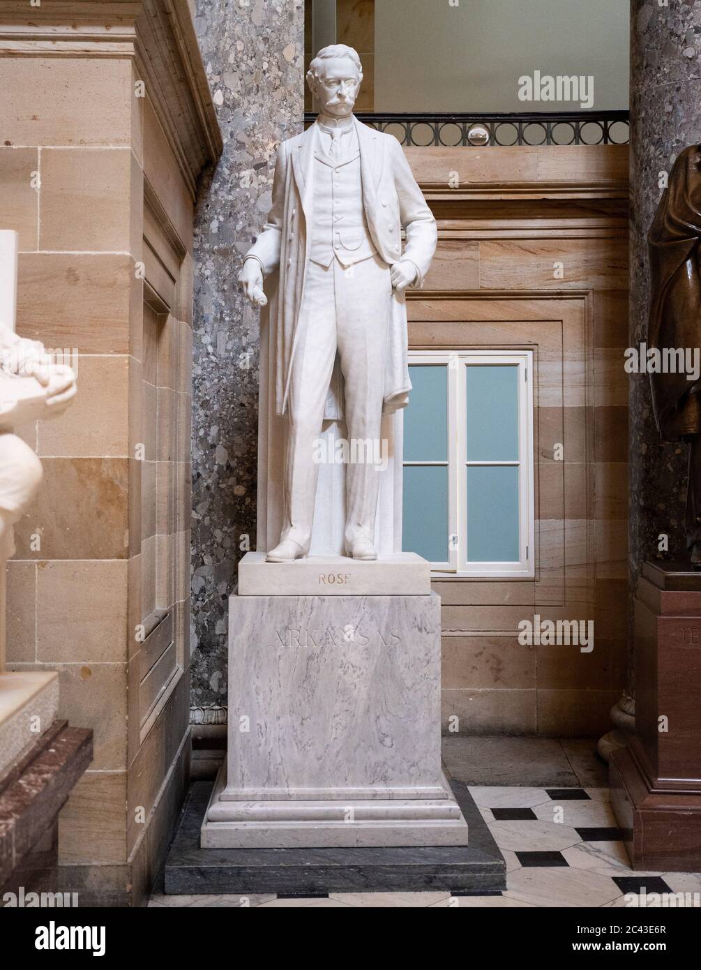Washington, Stati Uniti. 23 Giugno 2020. Statua collocata dallo stato dell'Arkansas di Uriah Rose, avvocato visto al Campidoglio degli Stati Uniti. Credit: SOPA Images Limited/Alamy Live News Foto Stock