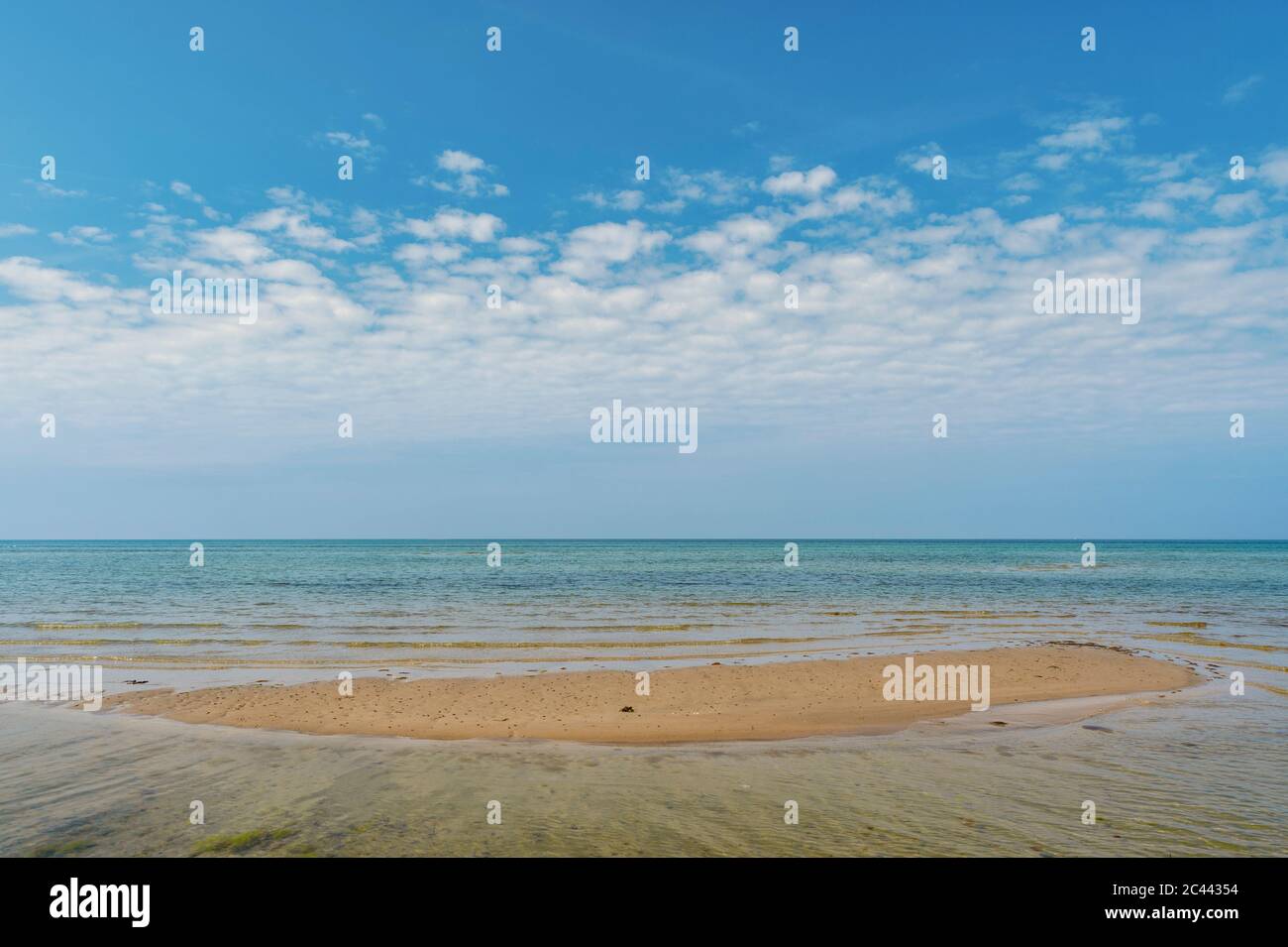 Germania, Meclemburgo-Pomerania anteriore, Isola di Poel, Timmendorf, Sandbank Foto Stock