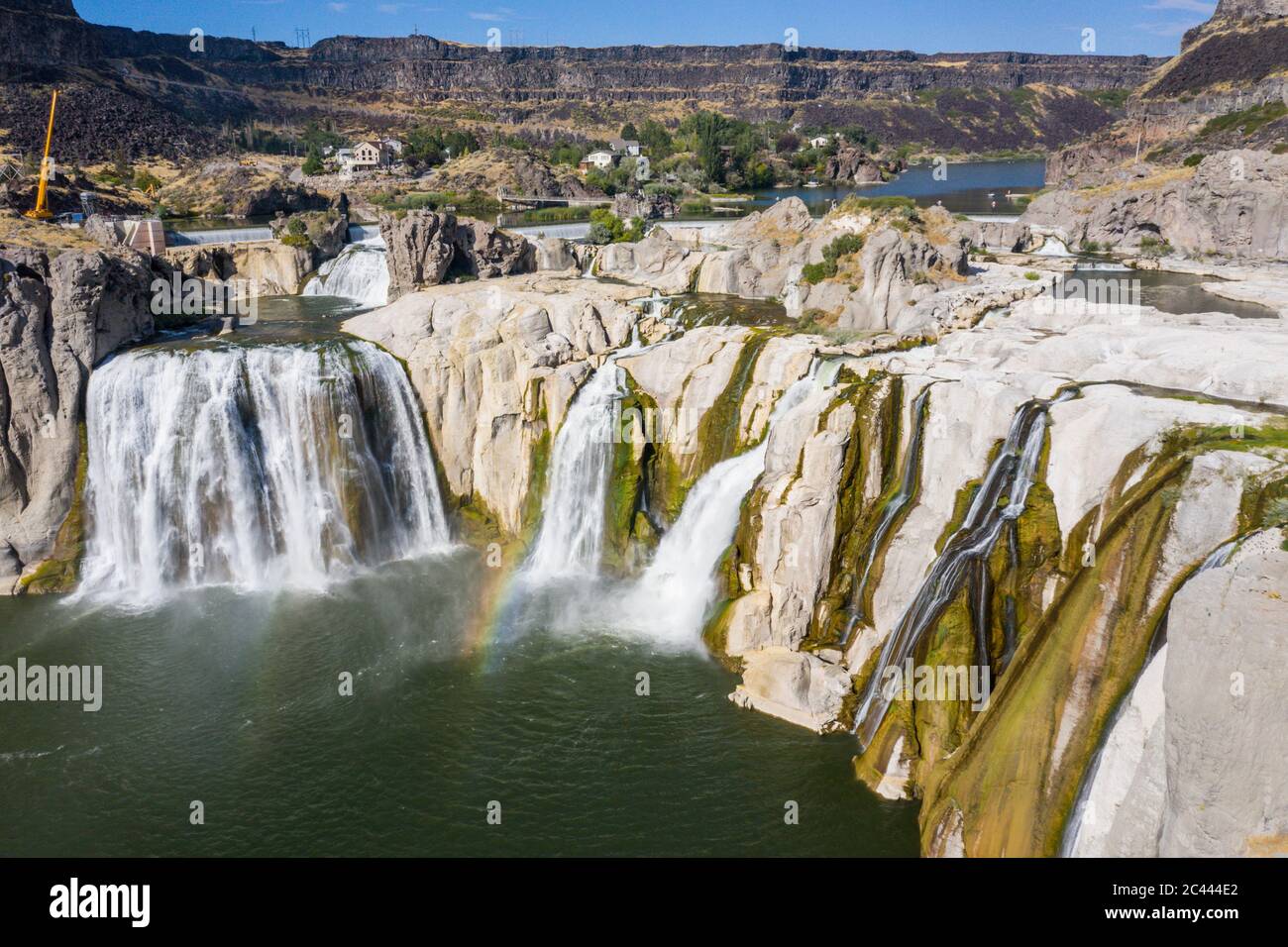 USA, Idaho, Twin Falls, Shoshone Falls sul fiume Snake Foto Stock