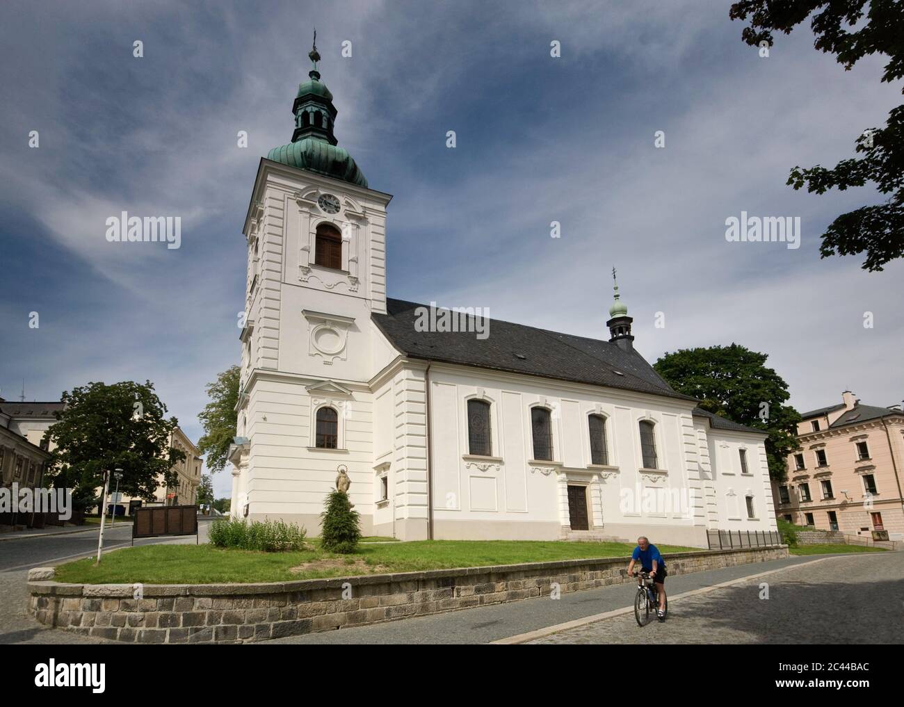 Chiesa di Sant'Anna a Jablonec nad Nisou in Liberecky kraj (Regione Liberec), Repubblica Ceca Foto Stock