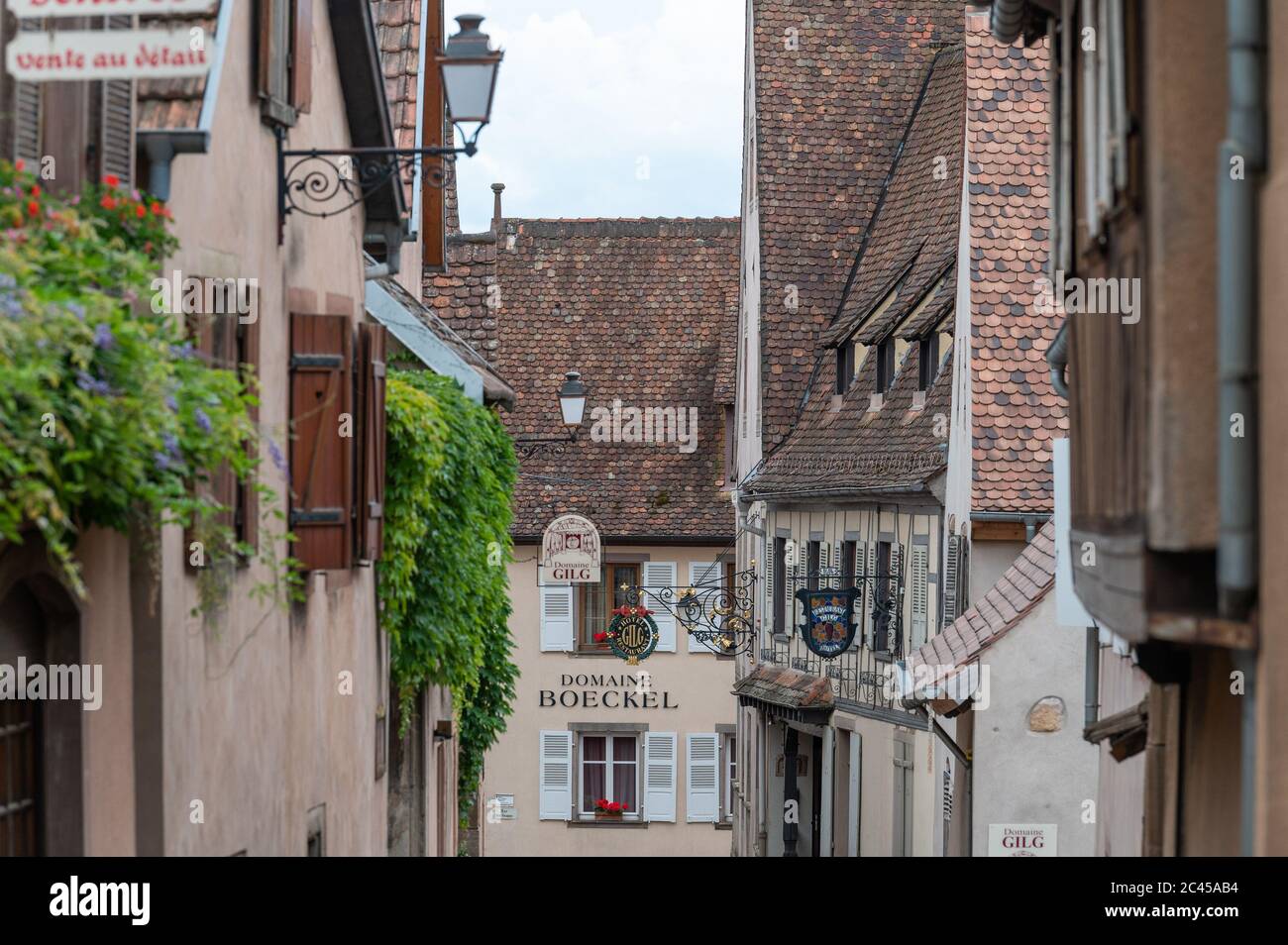 Mittelbergheim, Alsazia, Francia Foto Stock