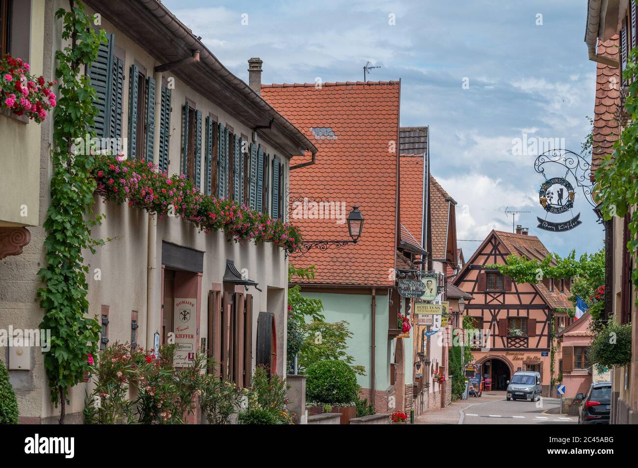 Itterswiller, Alsazia, Francia Foto Stock