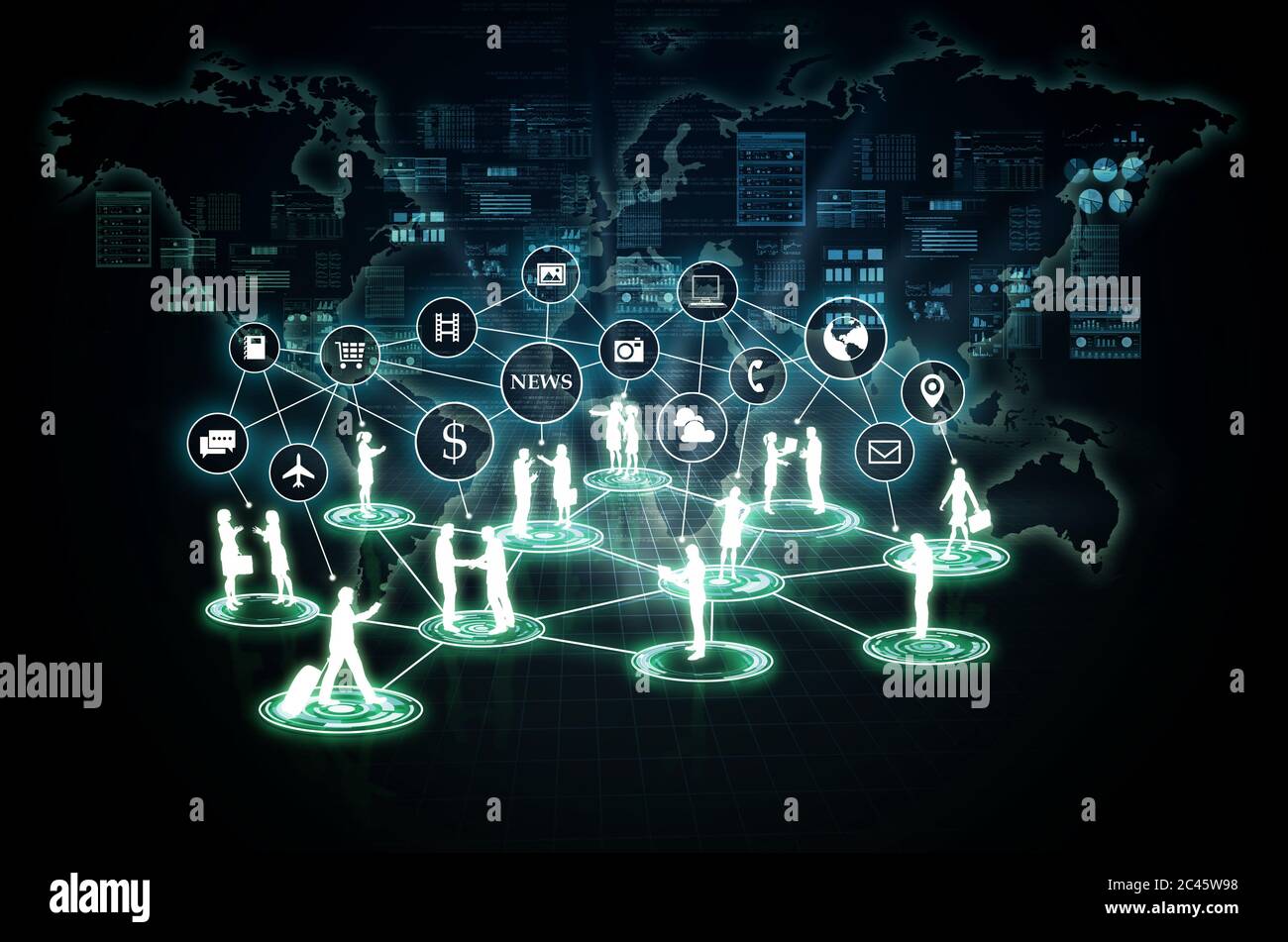 Internet Business Foto Stock