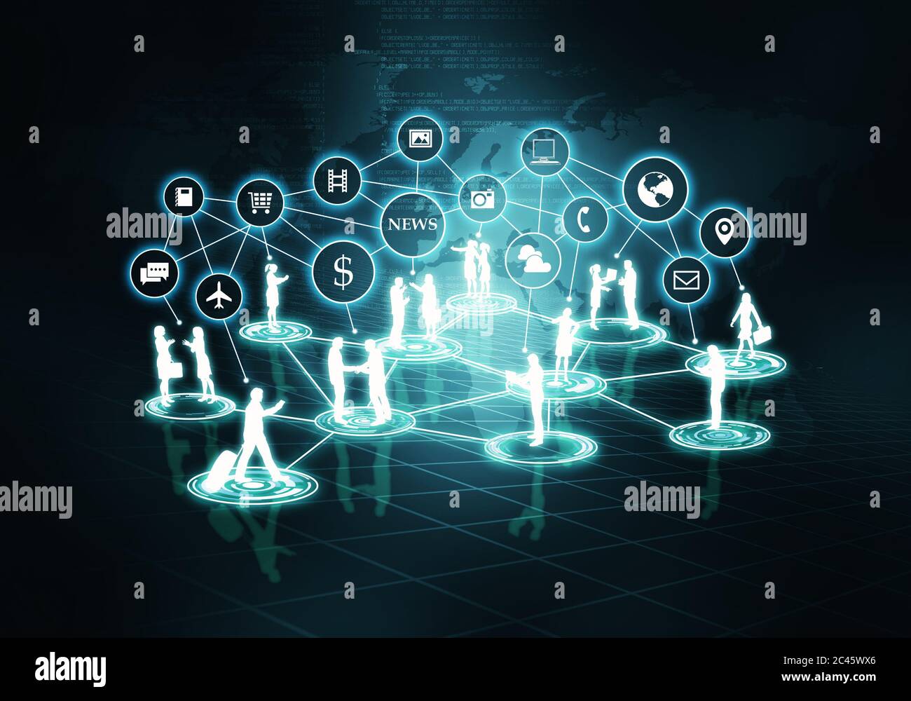 Internet Business Foto Stock