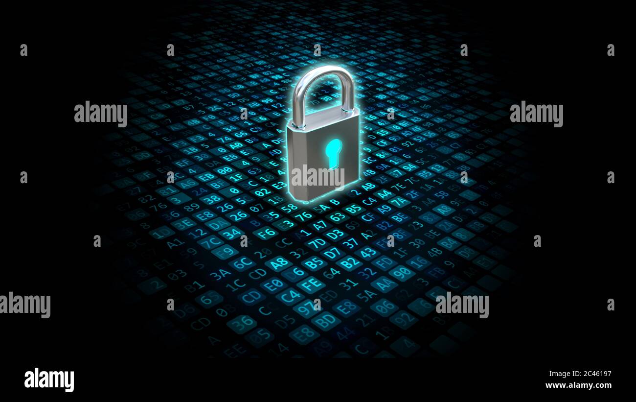 Sicurezza Internet e protezione dei dati Foto Stock