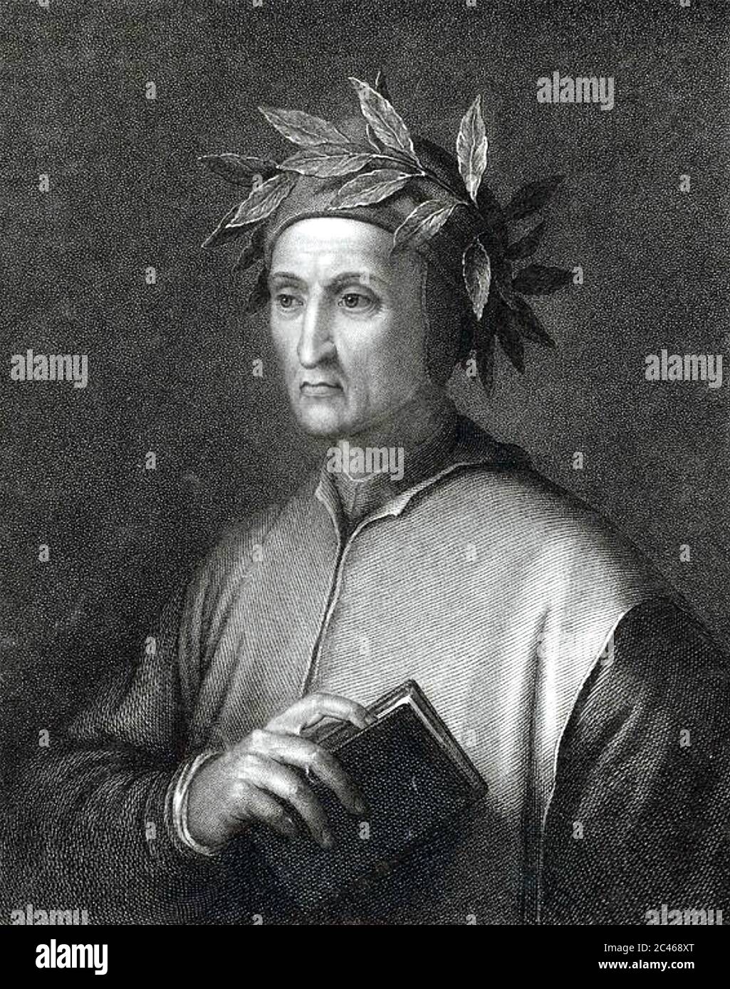 DANTE ALIGHIERI (c) 1265-1321 poeta italiano Foto Stock