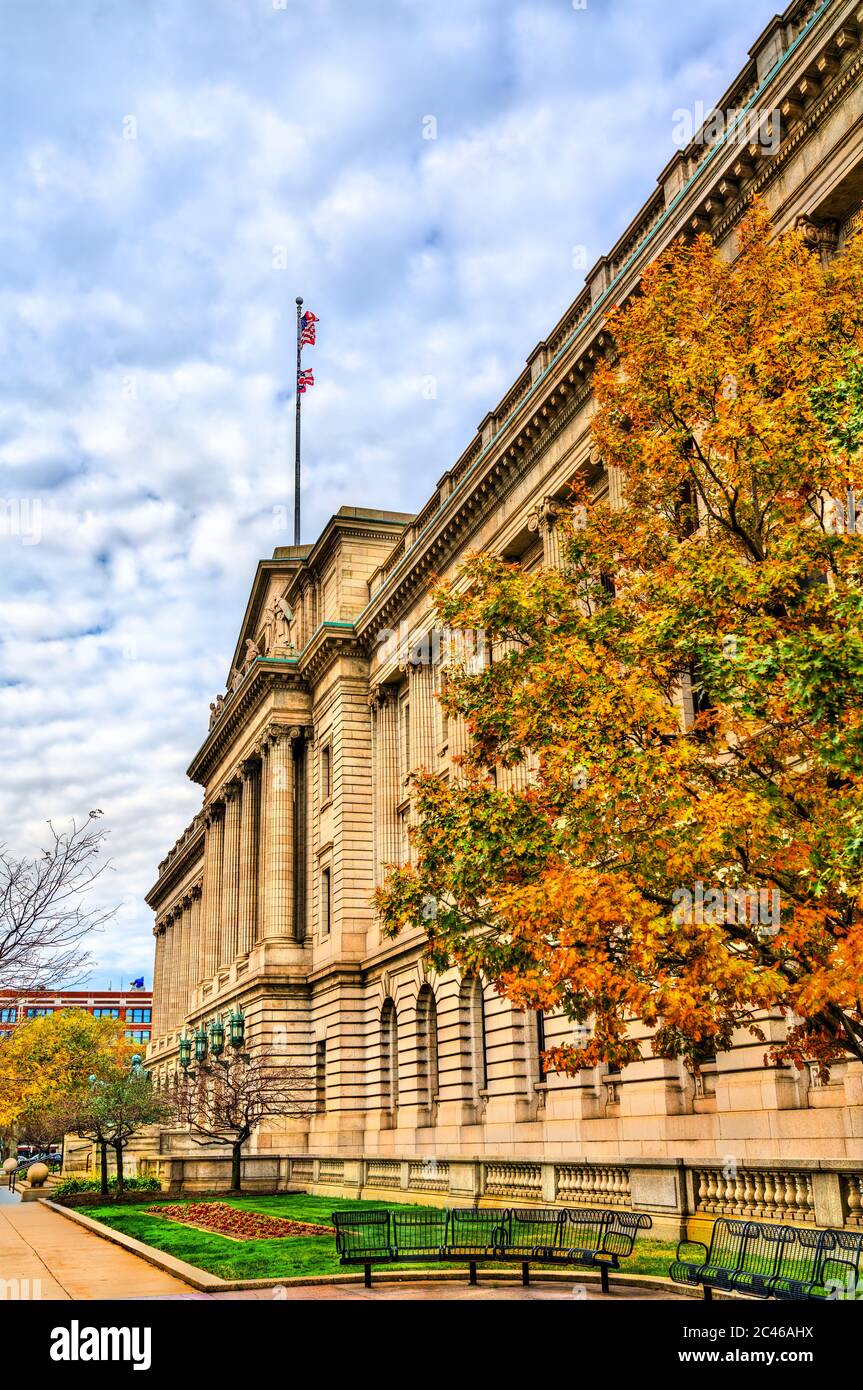 Tribunale della contea di Cuyahoga a Cleveland, Ohio Foto Stock