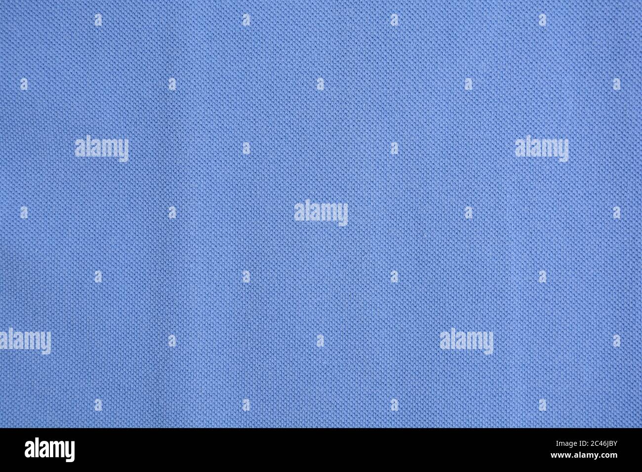 Tessuto blu sport abbigliamento calcio maglia texture sfondo Foto Stock