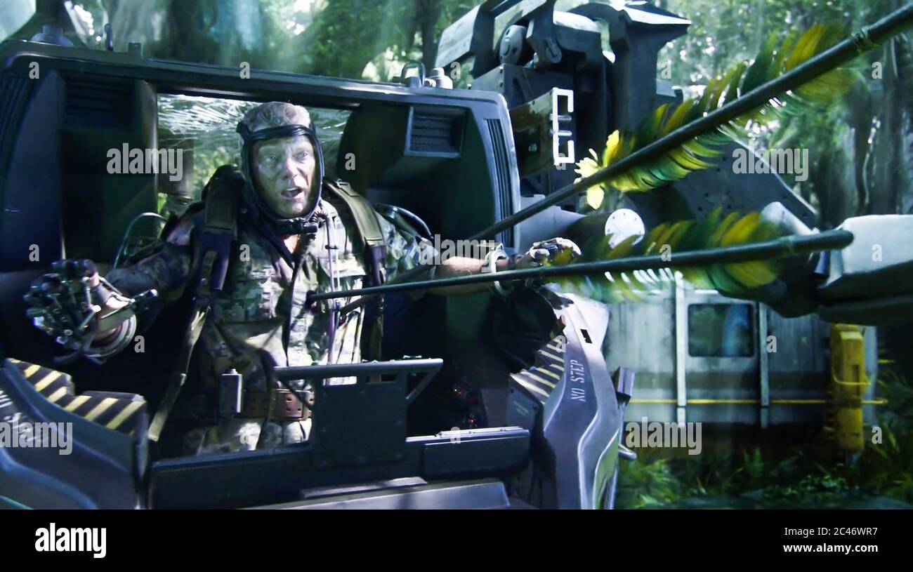 STATI UNITI. Stephen Lang in una scena di ©Twentieth Century Fox film :  Avatar (2009). Trama: Un paraplegico marina inviato alla luna Pandora in  una missione unica diventa lacerato tra seguire i
