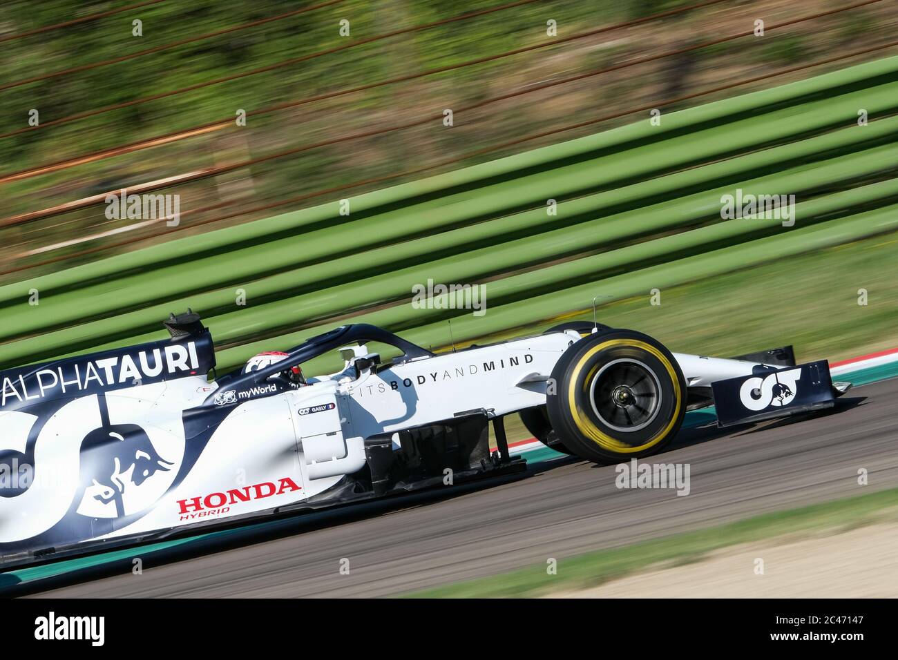 Imola, Italia. 2020 giugno 24. imola, Italia, Autodromo Enzo e Dino Ferrari, 2020 giugno 2020, Pierre Gasly su   Alphatauri AT01 durante - - Credit: LM/Daniele Nici Credit: Daniele Nici/LPS/ZUMA Wire/Alamy Live News Foto Stock