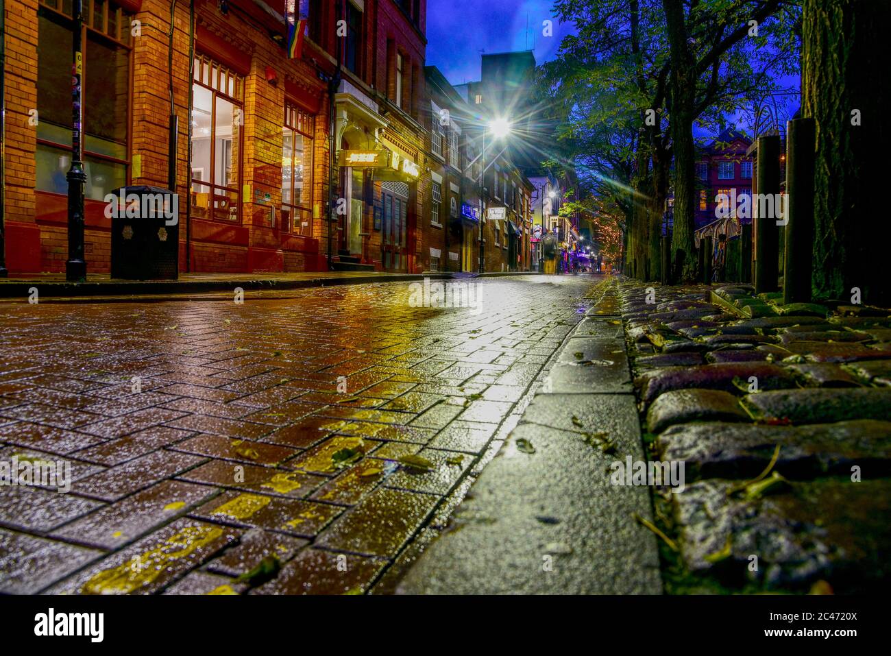 Manchester Gay Village Foto Stock