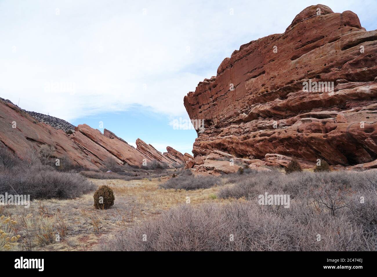 Red Rocks Park a Denver, Colorado Foto Stock