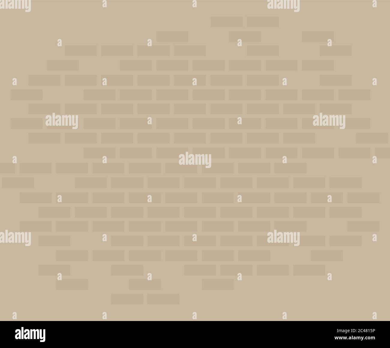 Muro di mattoni vettore piatto isolato Illustrazione Vettoriale