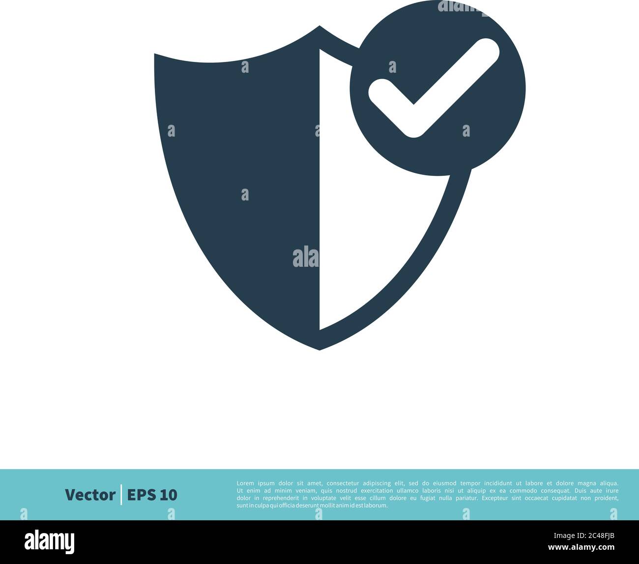 Selezionare Contrassegna icona Shield modello logo vettoriale disegno dell'illustrazione. EPS vettoriale 10. Illustrazione Vettoriale