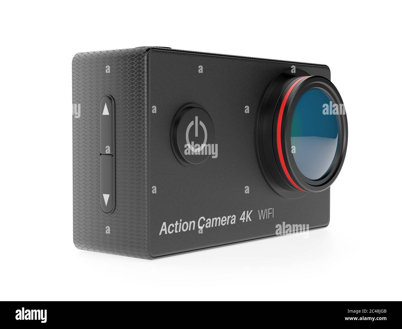 Action camera. illustrazione del rendering 3d Foto Stock