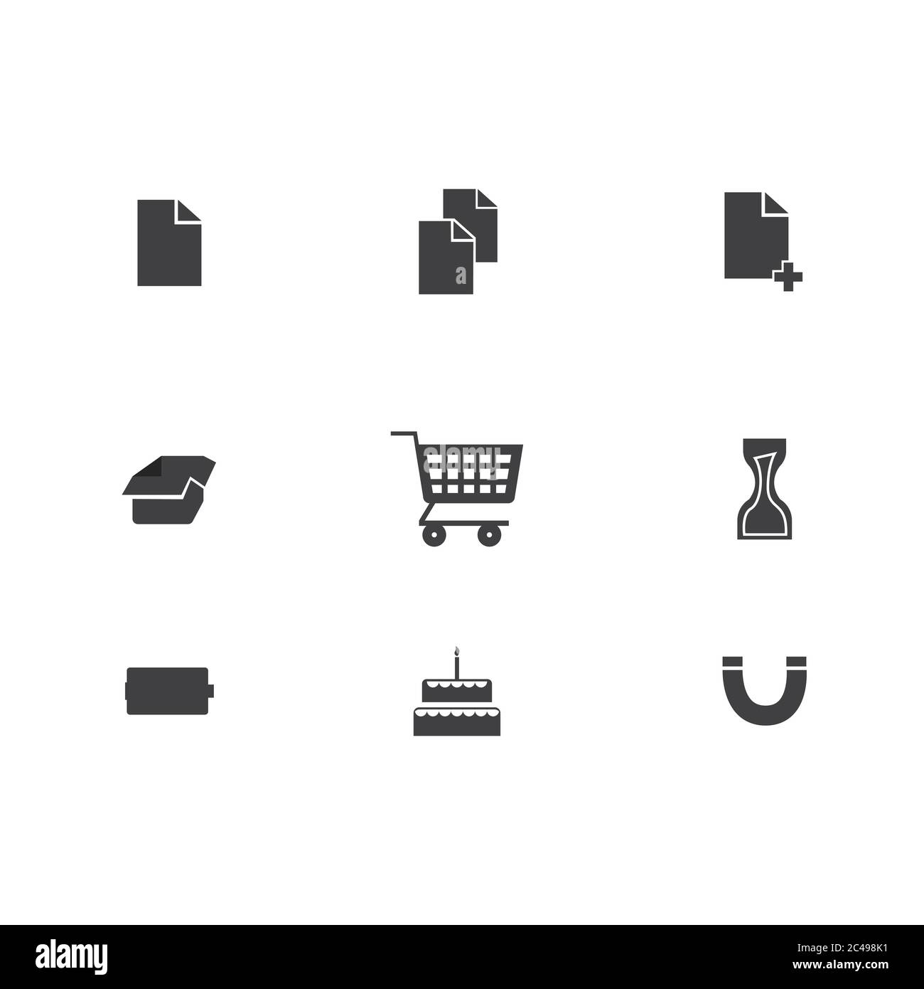 Elemento del sito web icone per il web design. Moderno sito elementi icon set. File vettoriale in strati per operazioni di editing semplici Illustrazione Vettoriale