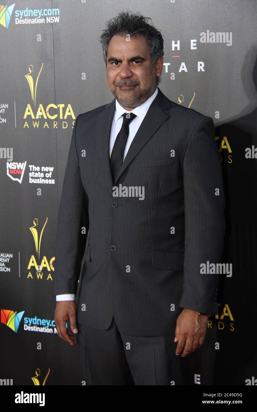 Wayne Blair arriva sul tappeto rosso per il 3° AACTA (Australian Academy Cinema Television Arts) Awards. Foto Stock