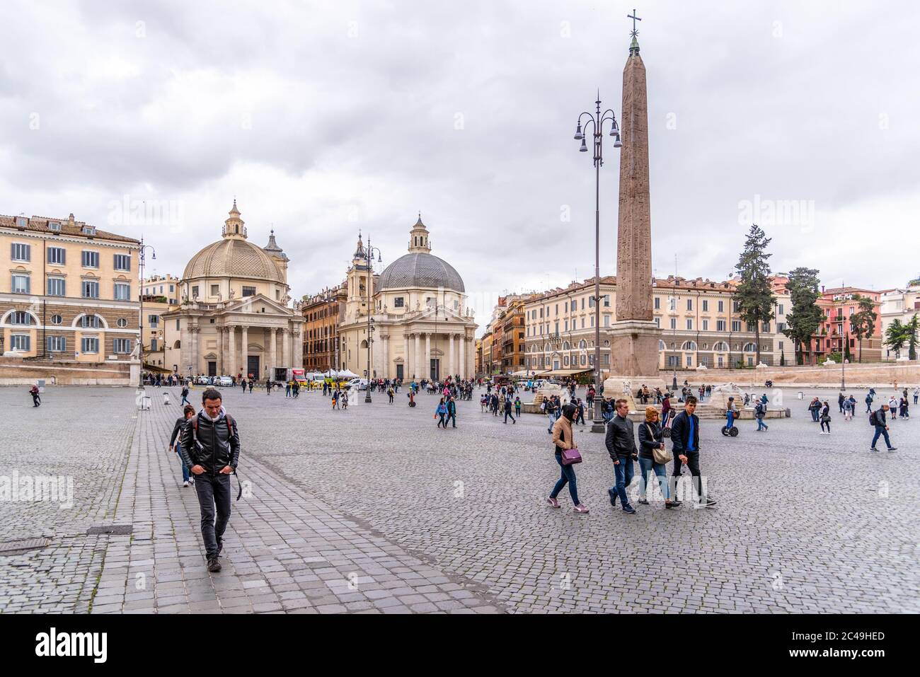 ROMA, ITALIA - 05 MAGGIO 2019: Piazza del Popolo, in inglese: Piazza del Popolo a Roma Foto Stock