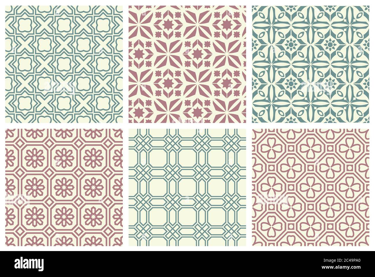 Serie di ripetizioni senza giunture. Stile geometrico. Illustrazione vettoriale. Illustrazione Vettoriale