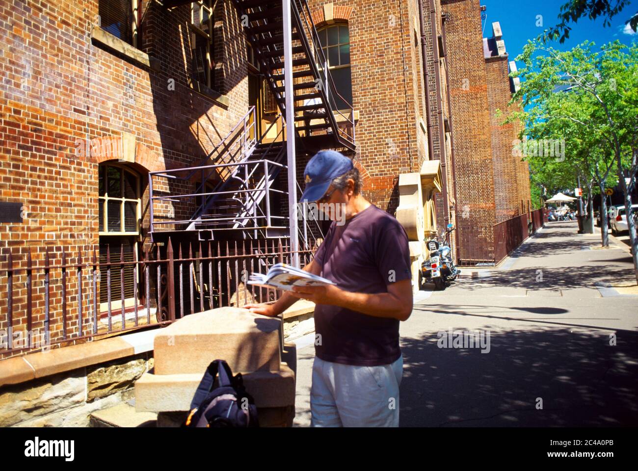 Sydney NSW Australia The Rocks Tourist Reading Guide Book Foto Stock