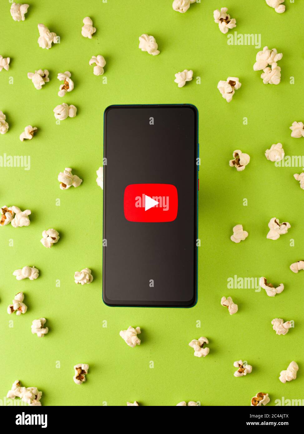 Assam, india - 23 Maggio 2020 : YouTube un'app di streaming video. Foto Stock