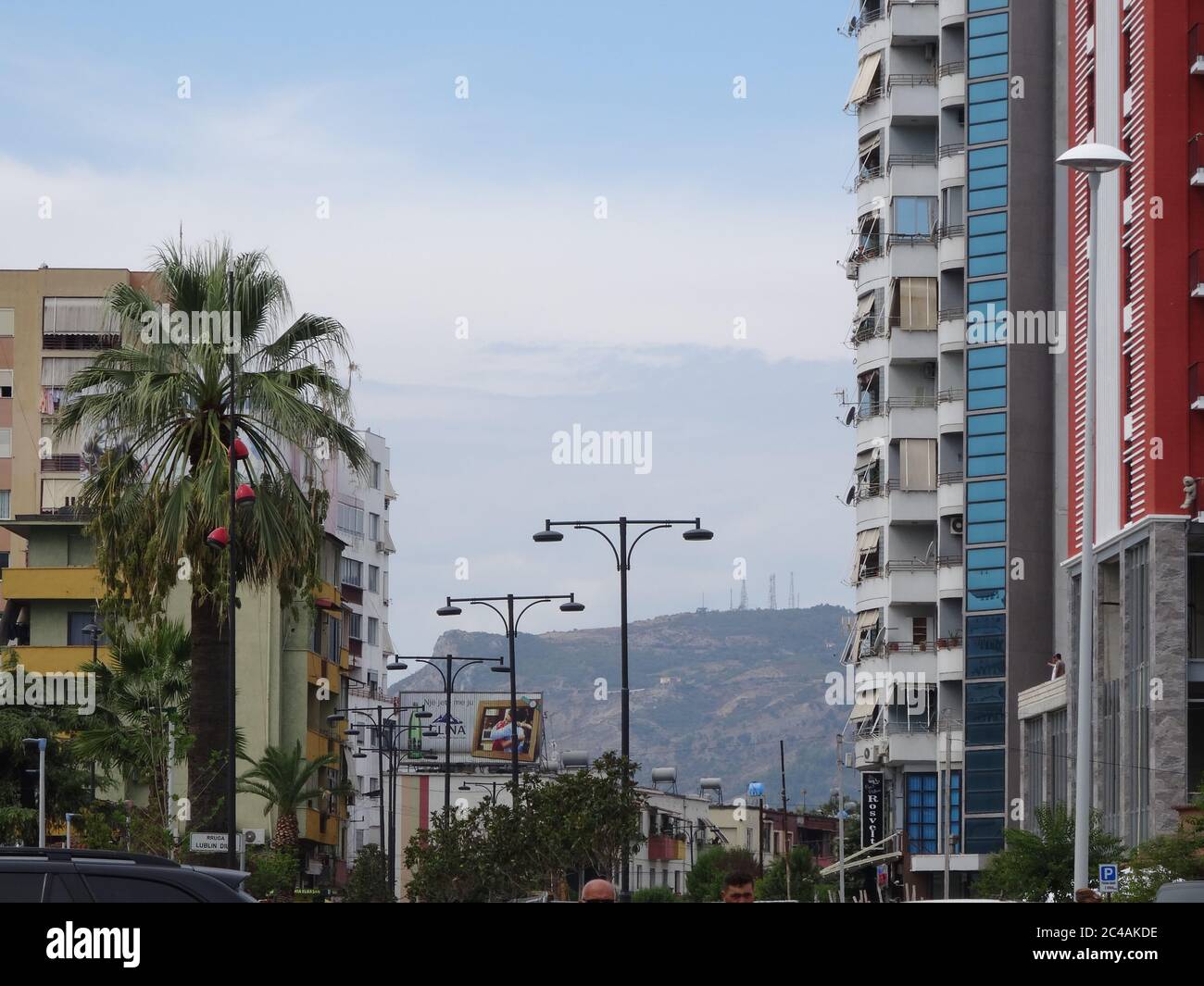 Tradizioni albanesi e bella architettura si può vedere in Elbasan. Bel posto da visitare durante le vacanze Foto Stock