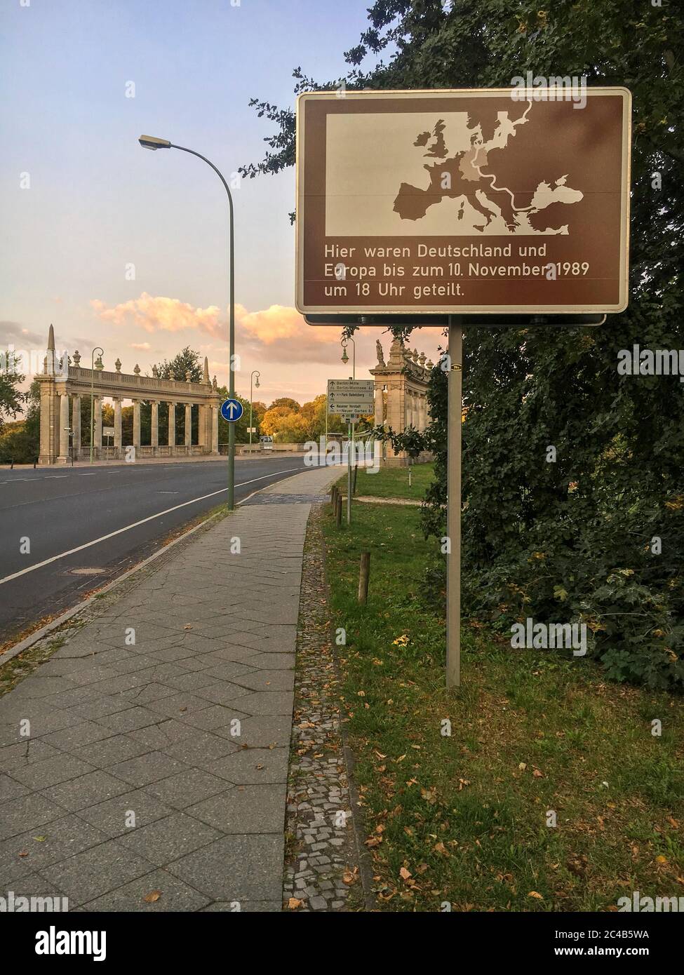 Ponte di Glienicker, confine tedesco-tedesco tra Potsdam e Berlino, Brandeburgo, Germania Foto Stock