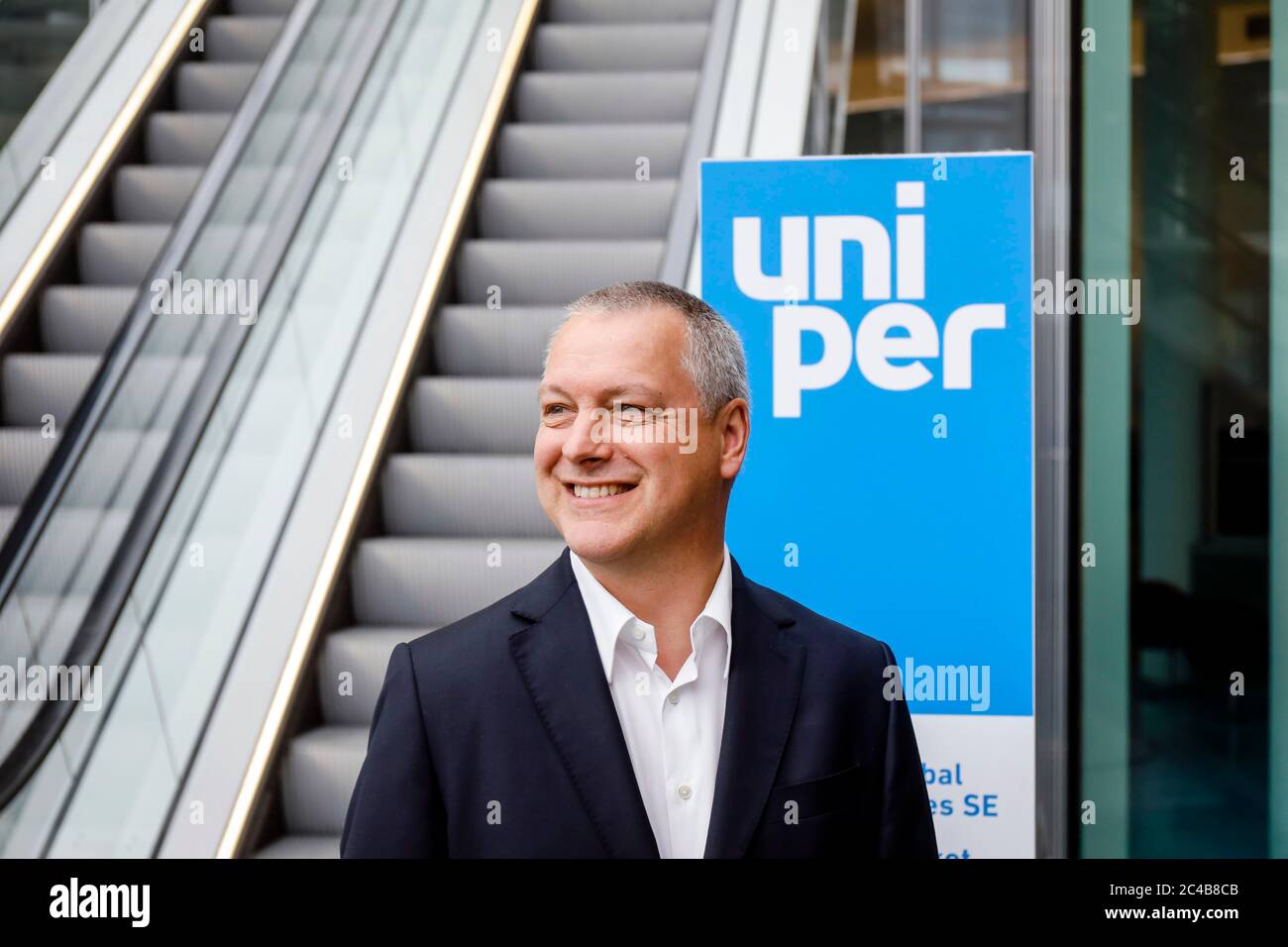 Andreas Schierenbeck, Presidente della sede centrale di Uniper se, Düsseldorf, Nord Reno-Westfalia, Germania, Europa Foto Stock