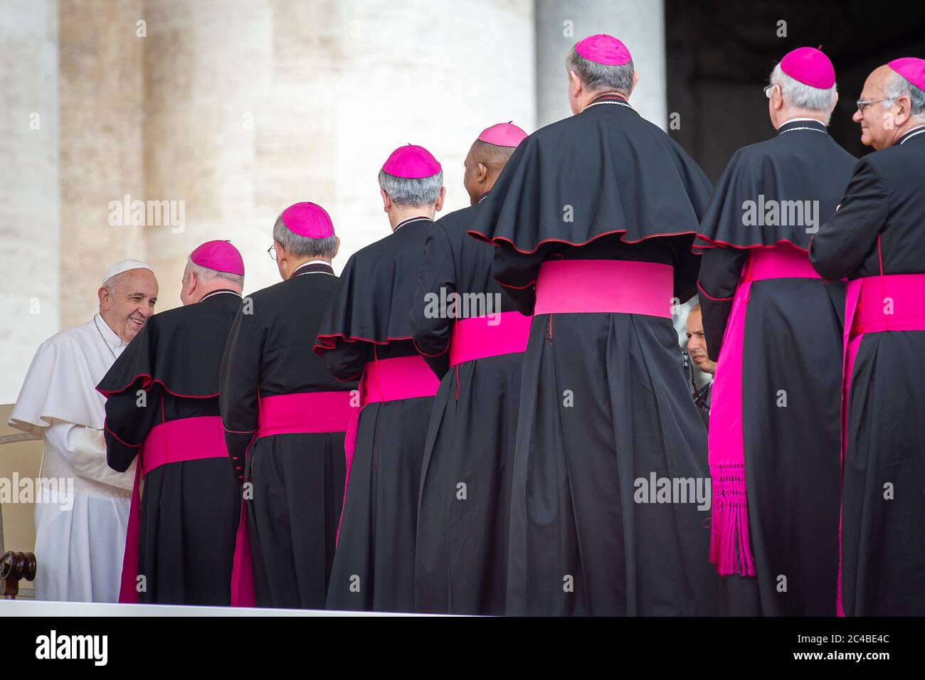 Udienza generale di Papa francesco 29 maggio 2019 Foto Stock