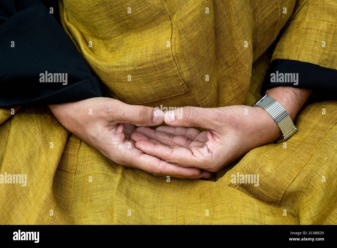 Meditazione Zen a parigi, francia Foto Stock