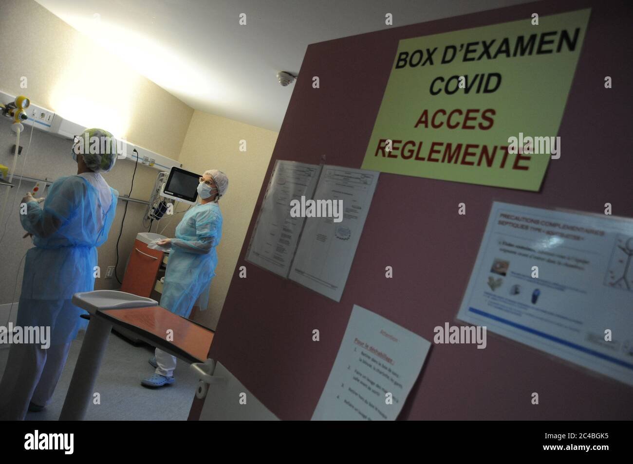 Pronto soccorso - samu 80 - Sdur d'abbeville Dipartimento della somme (80) Foto Stock