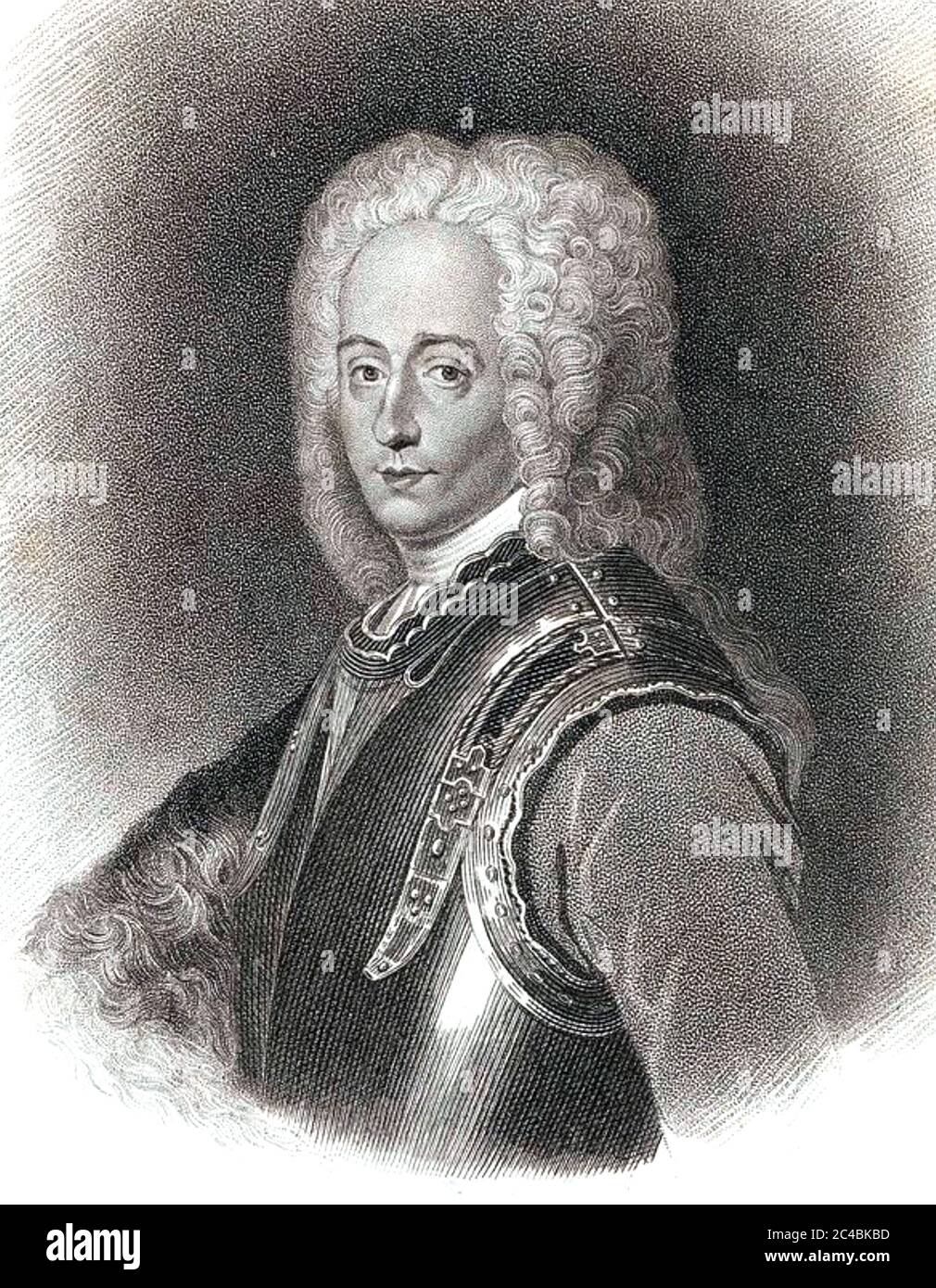 JAMES FRANCIS EDWARD STUART (1688-1766) il Vecchio Pretender, figlio di Giacomo II Foto Stock