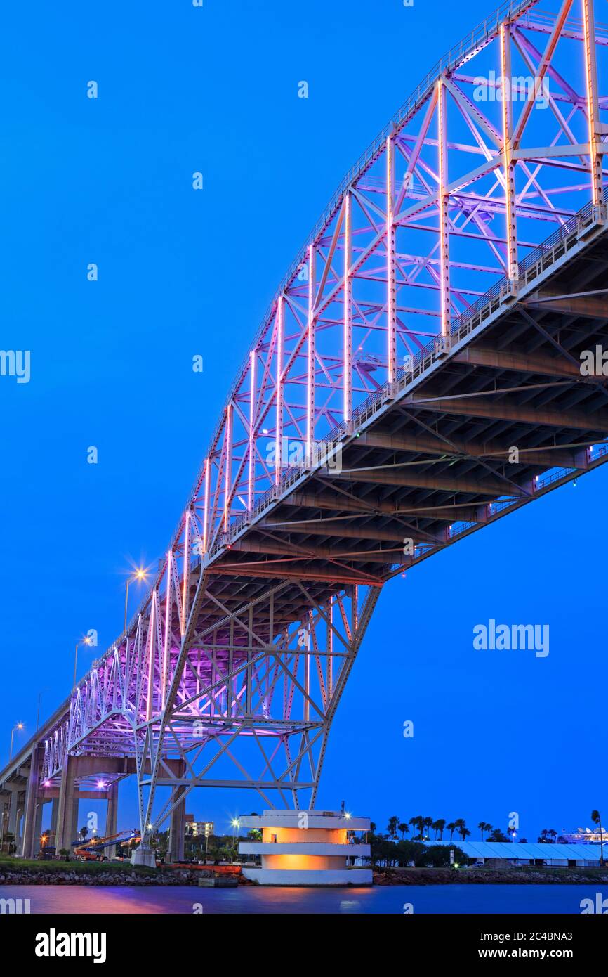 Harbour Bridge, Corpus Christi, Texas, Stati Uniti Foto Stock