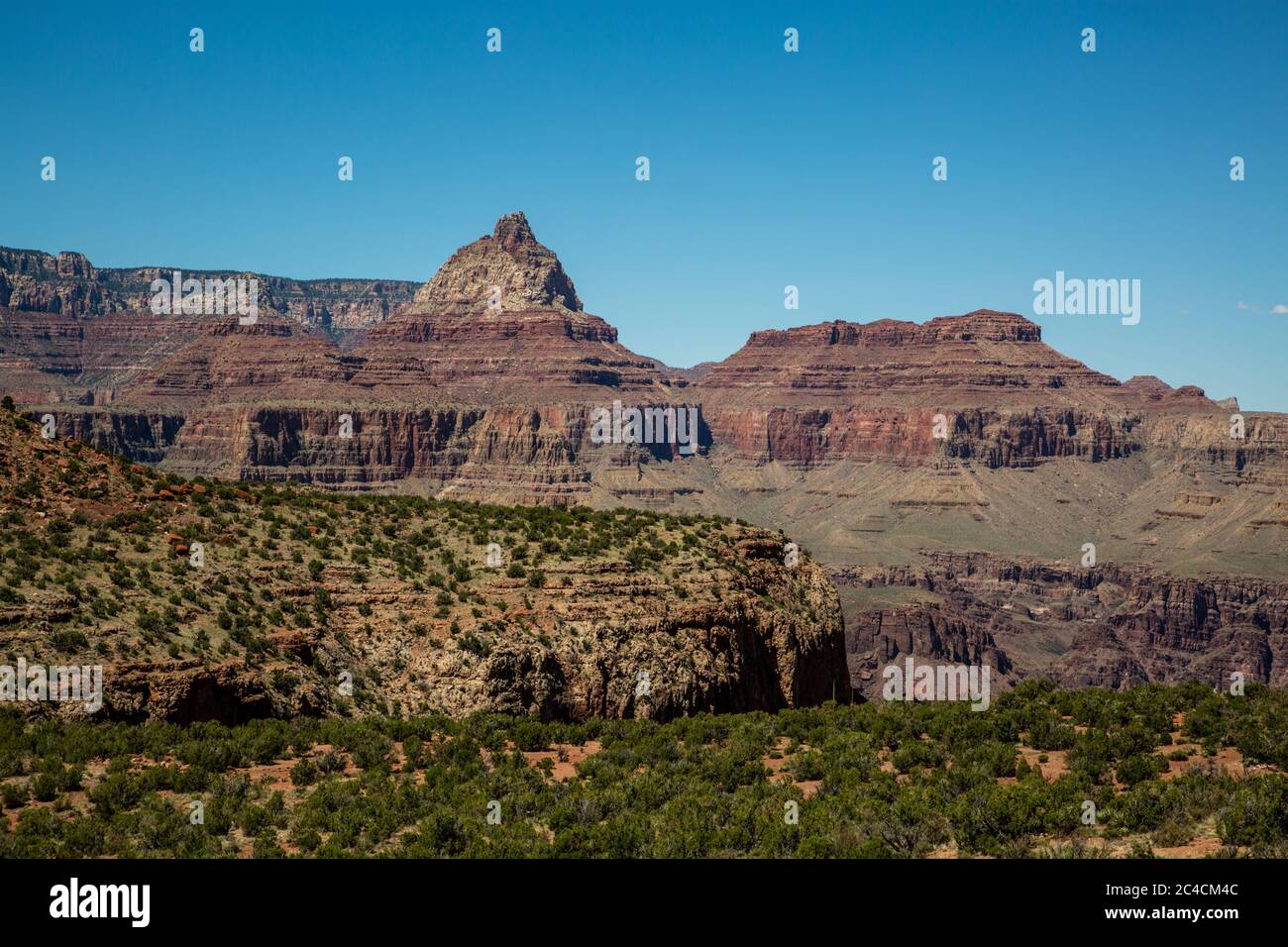 Il Grand Canyon, una delle sette meraviglie naturali del mondo. Foto Stock