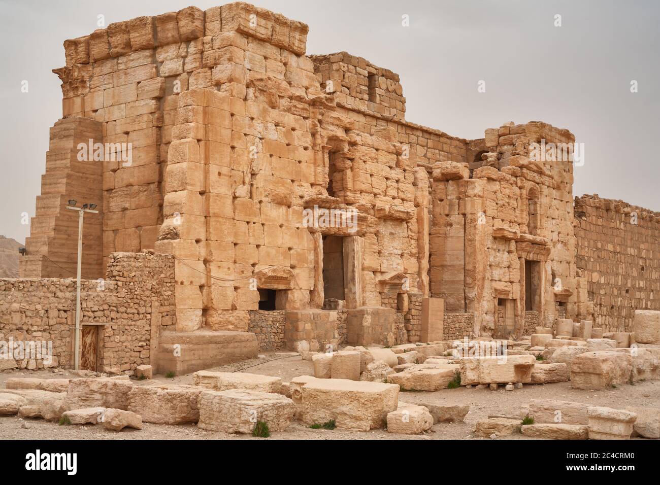 Tempio di Bel, Baal-Shamin, 130, Palmyra, Tadmur, Siria Foto Stock