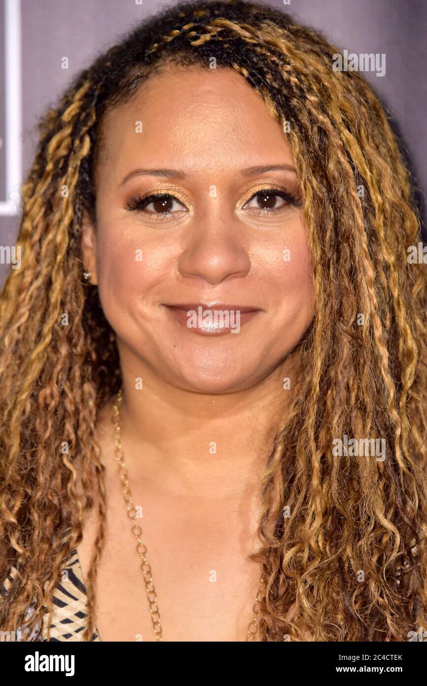 Los Angeles, Stati Uniti. 24 Giugno 2020. Tracie Thoms alla prima del film 'Atipic Wednesday' al Teatro Montalban Rooftop Cinema. Los Angeles, 24 giu 2020 | utilizzo in tutto il mondo Credit: dpa/Alamy Live News Foto Stock